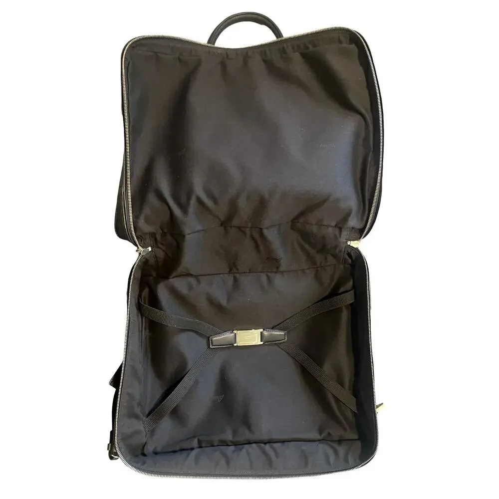 $5,500 NWT Brioni Black Grained Scratched Resistance Leather Briefcase